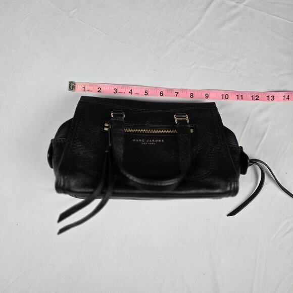 Marc Jacobs Mini Cruiser Leather Handbag Satchel Crossbody - Picture 9 of 12